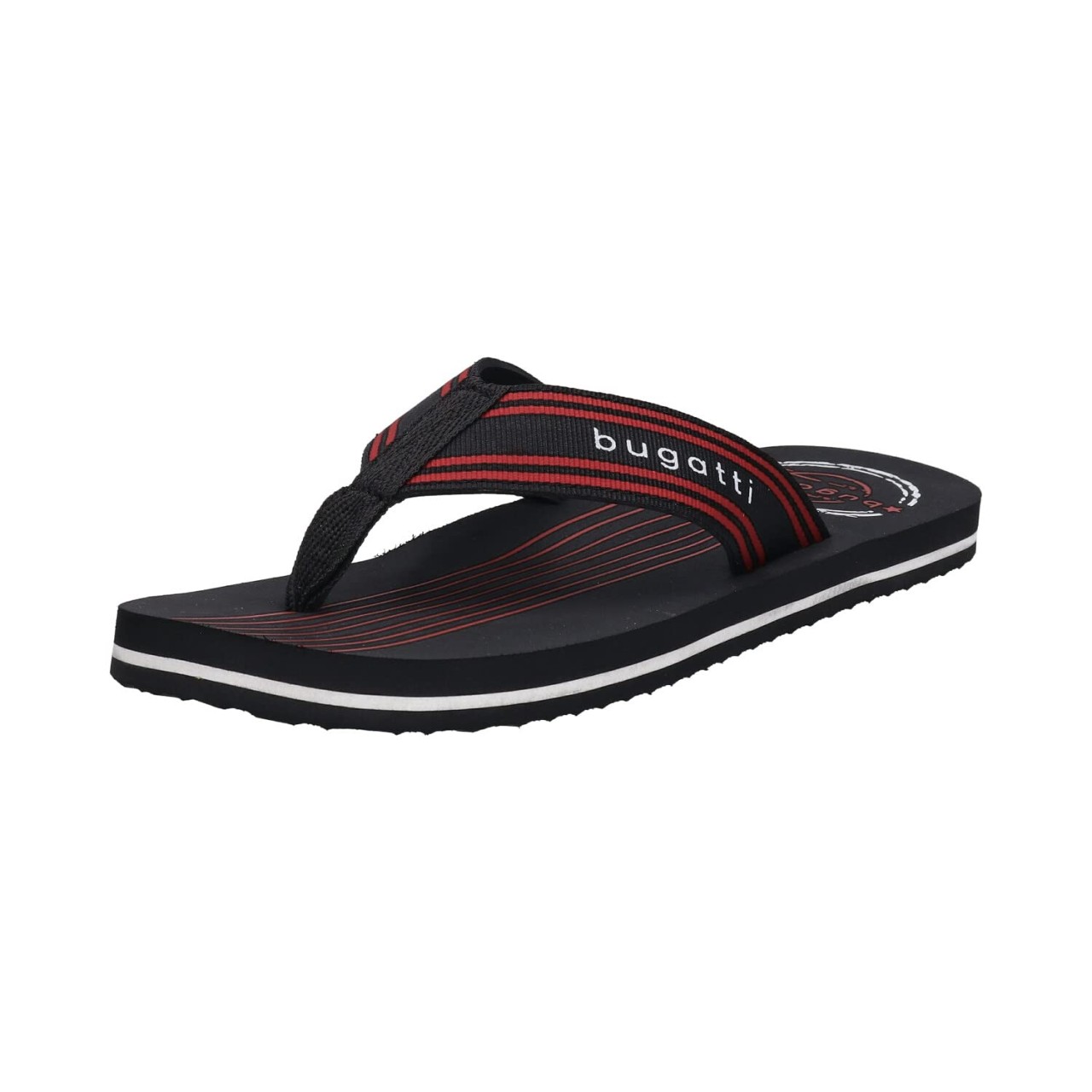 BUGATTI Sportliche Sandalen schwarz