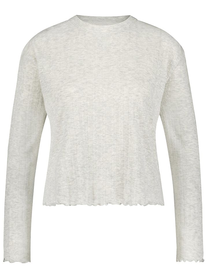 Hunkemöller Pyjama-Oberteil in Grau günstig kaufen