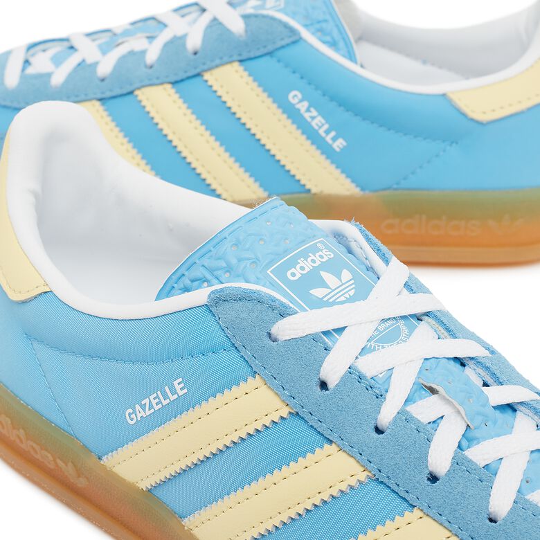 adidas Originals Wmns Gazelle Indoor semi blue burst/almost yellow/ftwr white