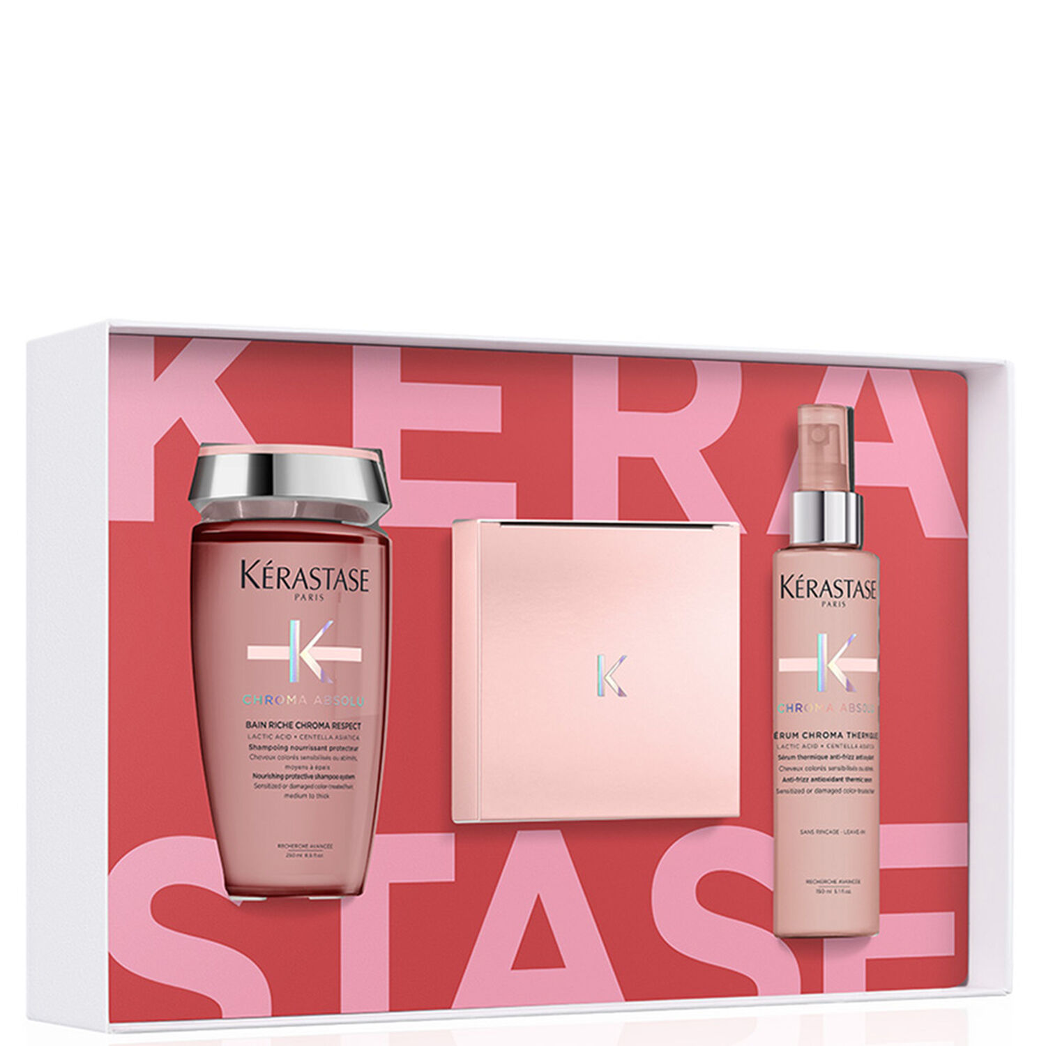 Kérastase Chroma Absolu Intense Coffret Bain Shampooing Riche 250 ml + 2 Produits