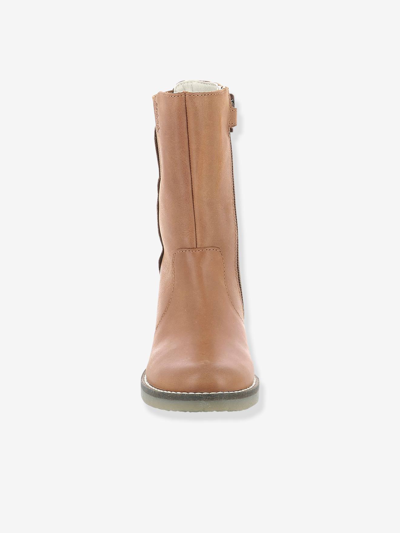 Bottes fille Ny Kraft KICKERS® camel fantaisie
