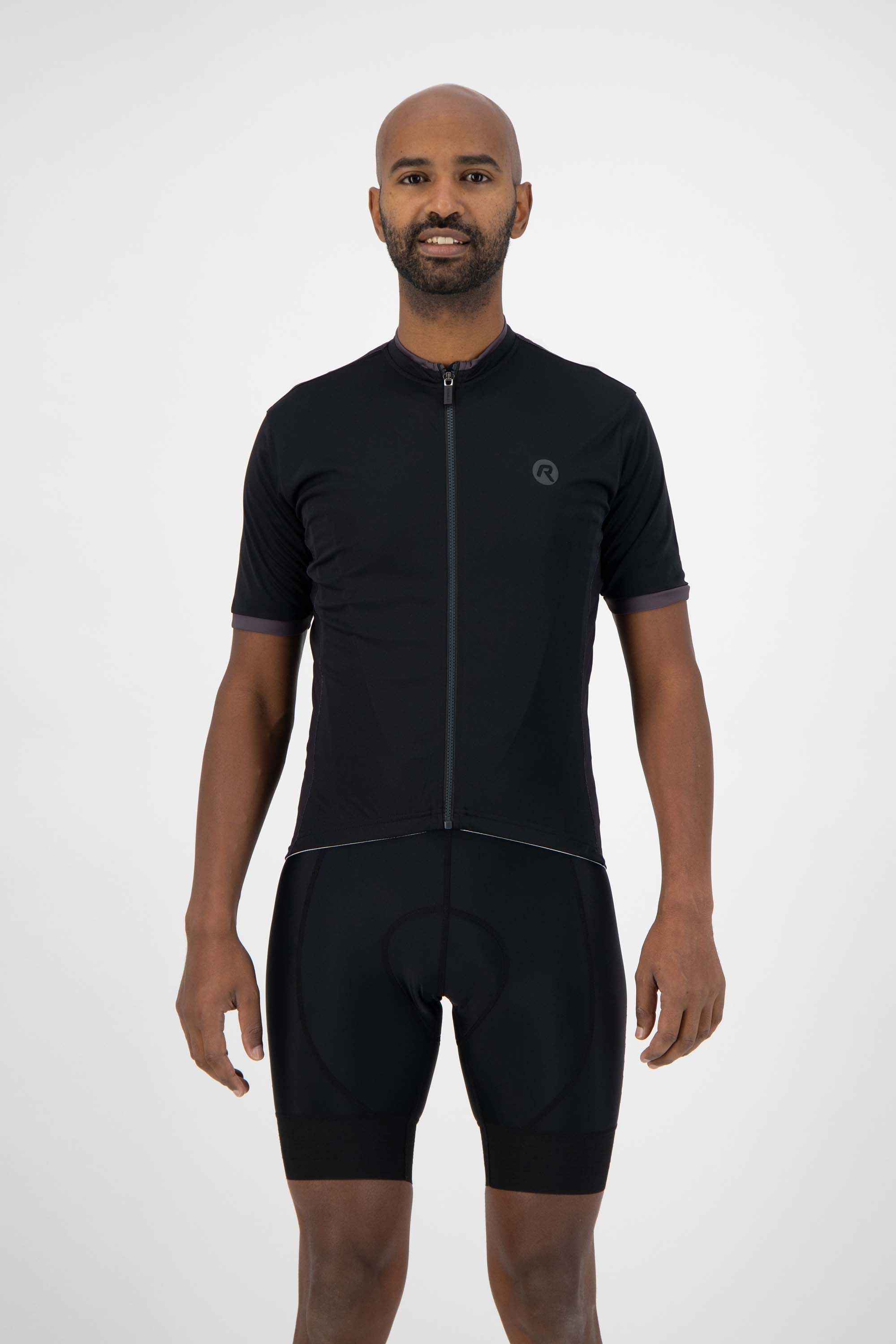 Rogelli Essential Black Herren Radtrikot