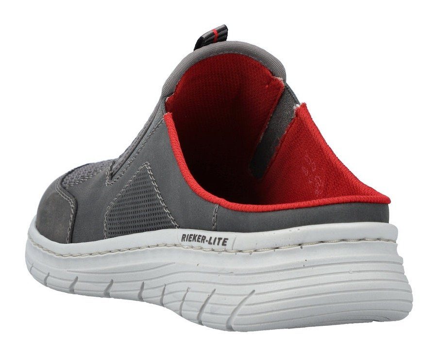 Rieker Clog im Materialmix