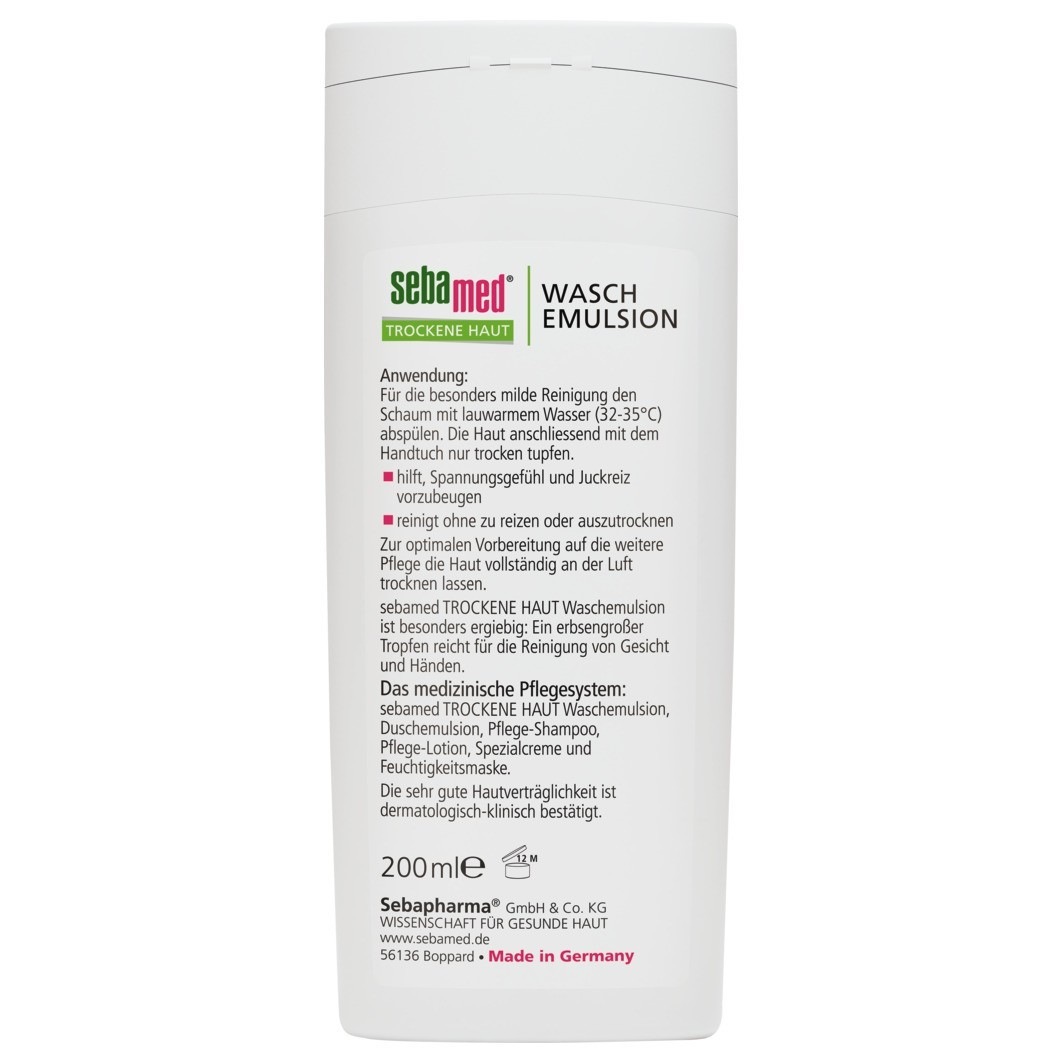 Trockene Haut Wasch Emulsion