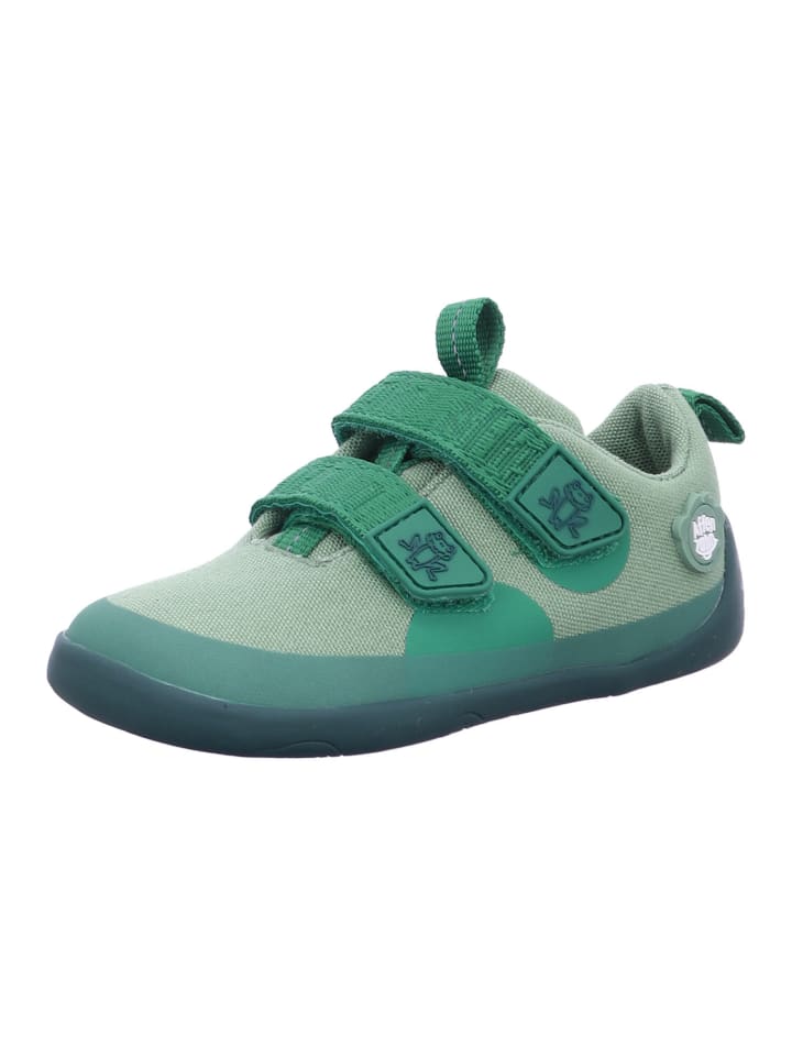 Affenzahn Jungen- Halbschuhe Halbschuh Baumwolle Lucky  Frosch in Grün günstig kaufen