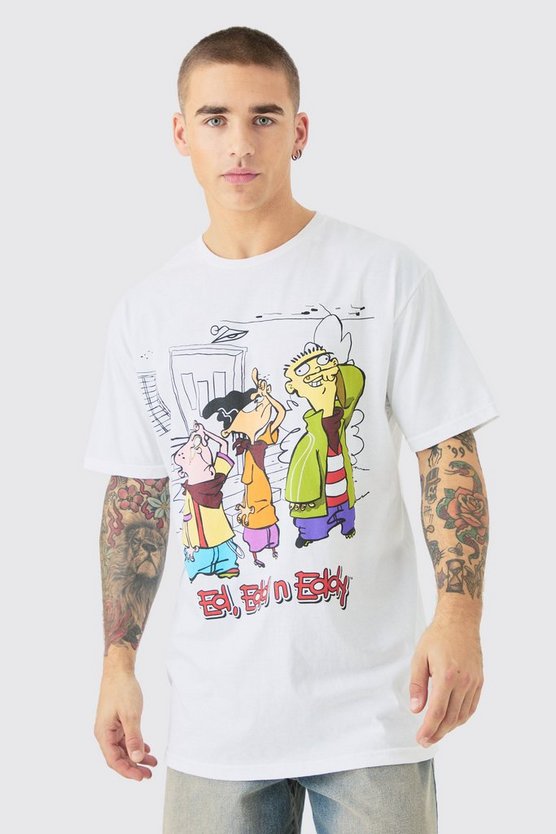 Oversize T-Shirt mit lizenziertem Ed Edd Eddy Print