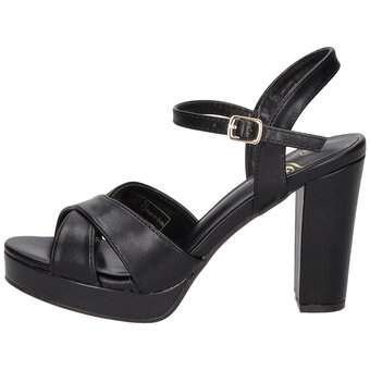 Barbarella Sandale in schwarz