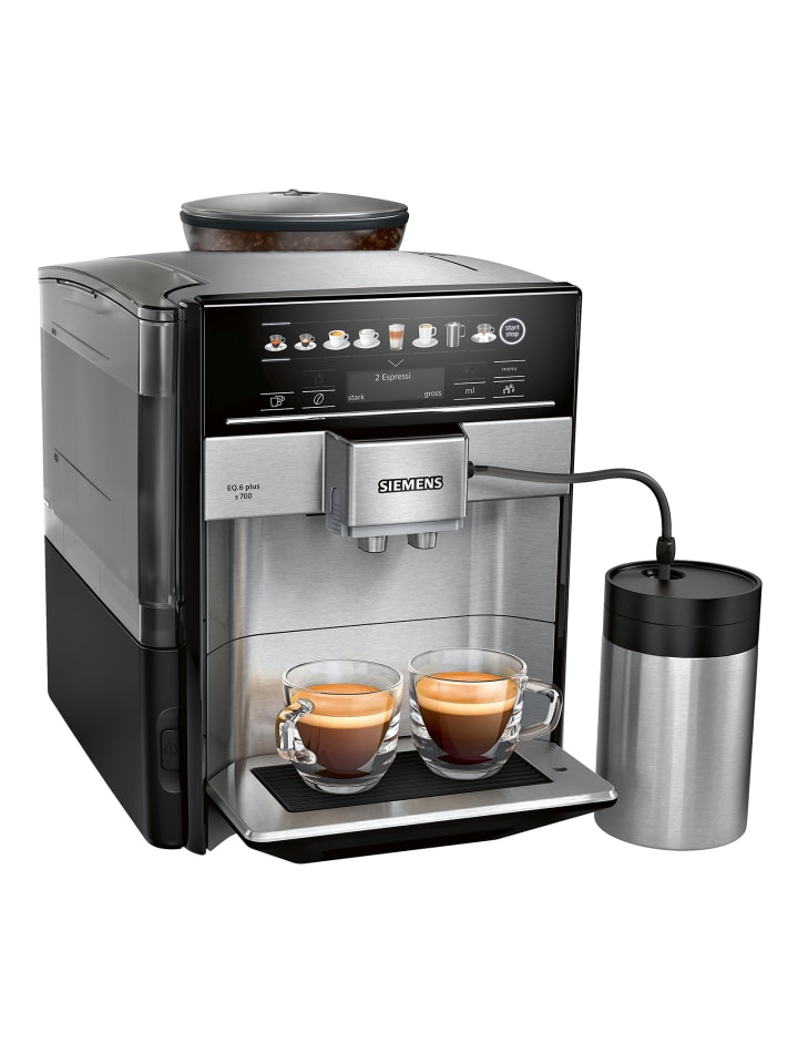 Siemens EQ.6 plus s700 TE657M03DE Kaffeevollautomat in Silber günstig kaufen onesize