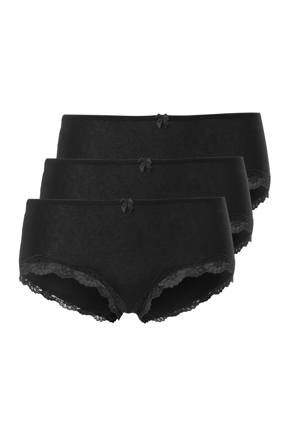 LASCANA  Unterhosen - Schwarz - Unifarben