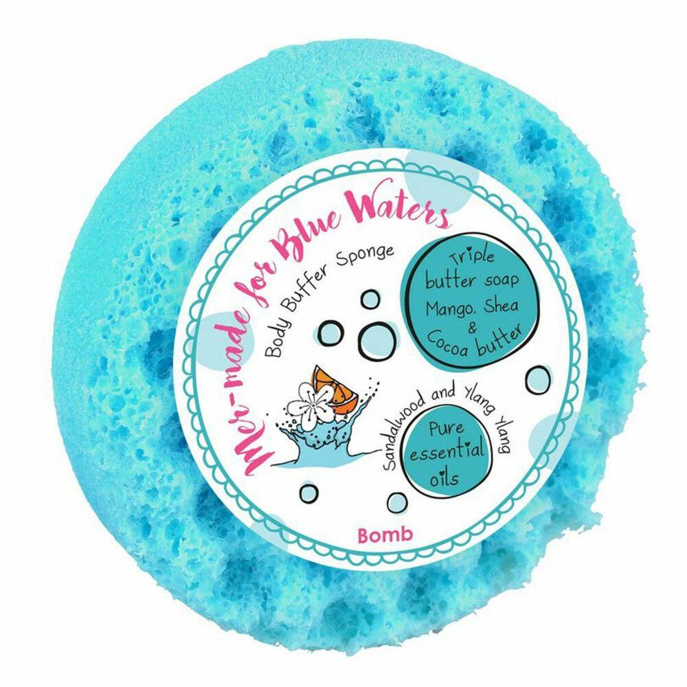 Bomb Cosmetics Duschschwamm Body Buffer Mer-made for Blue Water