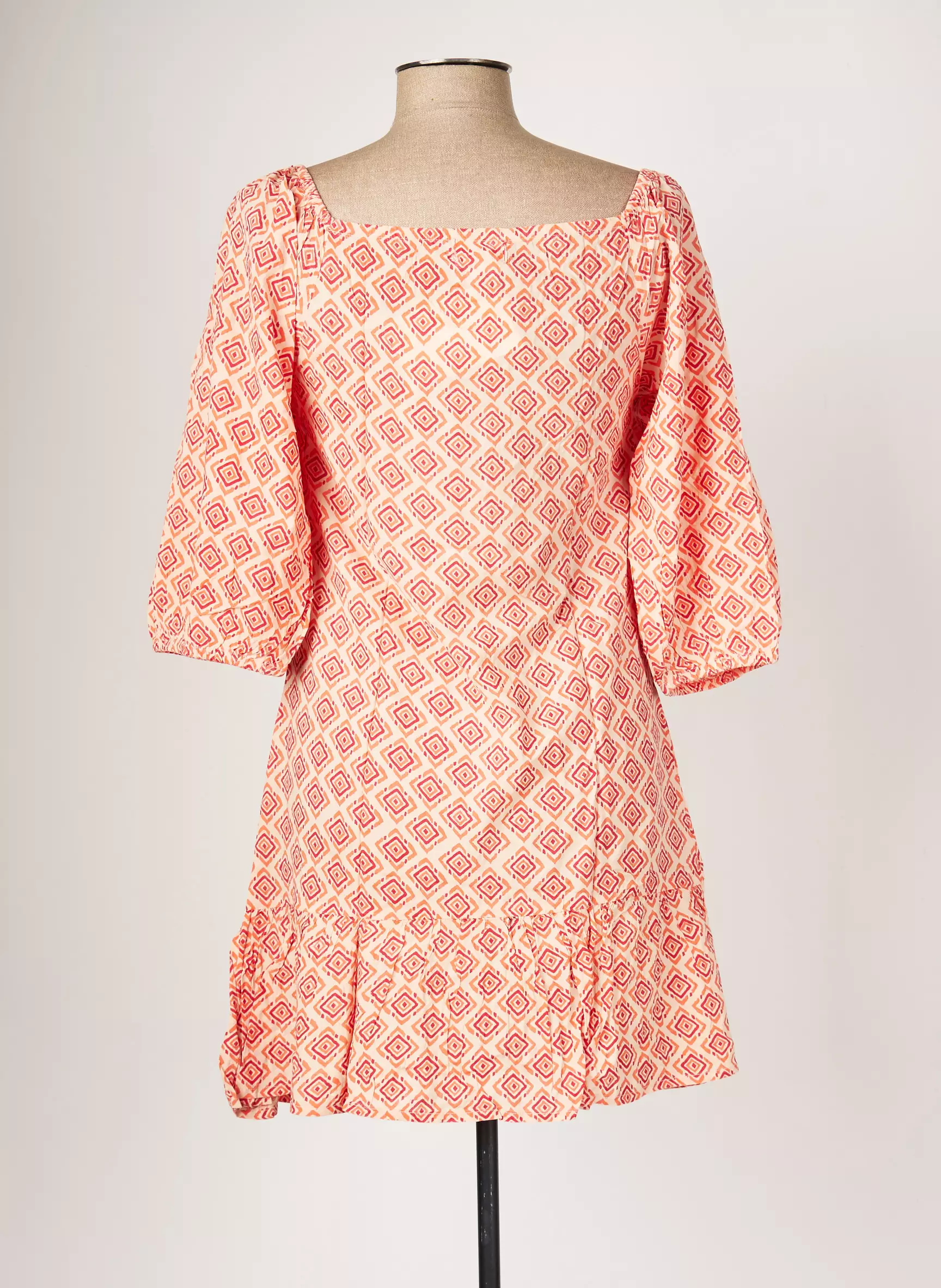 Sinoe By Bamboo S Robes Mi Longues Femme couleur orange