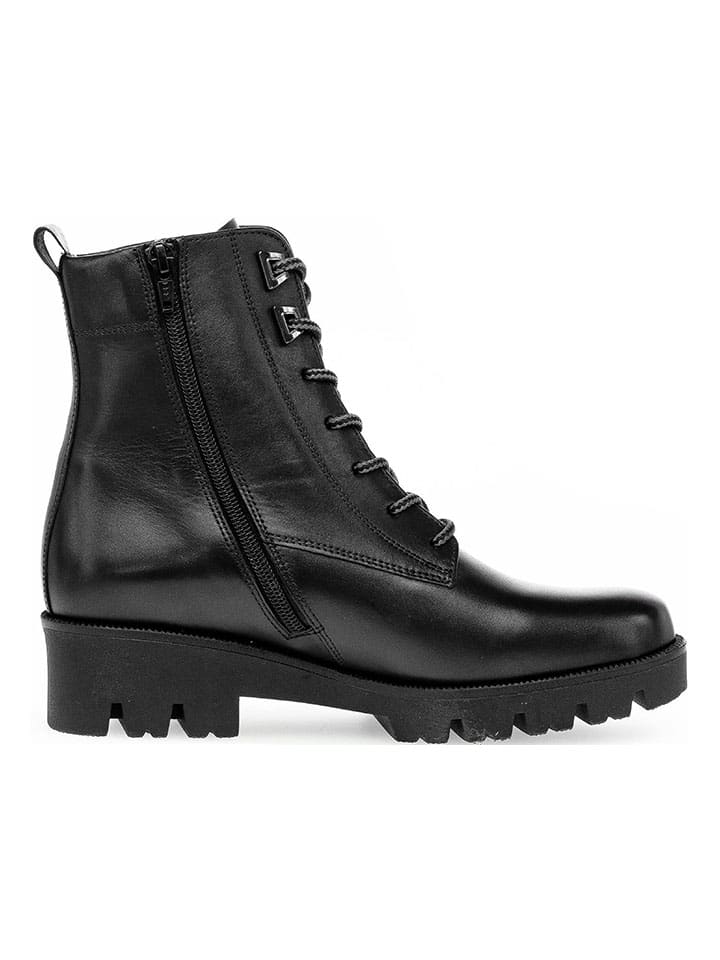 Gabor Leder-Boots in Schwarz günstig kaufen