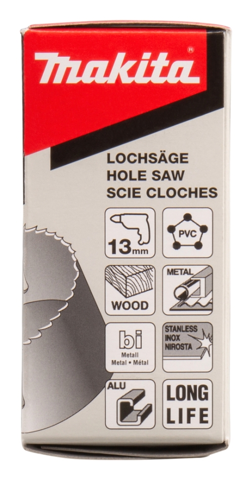 Makita Zubehör P-34964 Lochsäge 24 mm HSS Bimetall Weiß