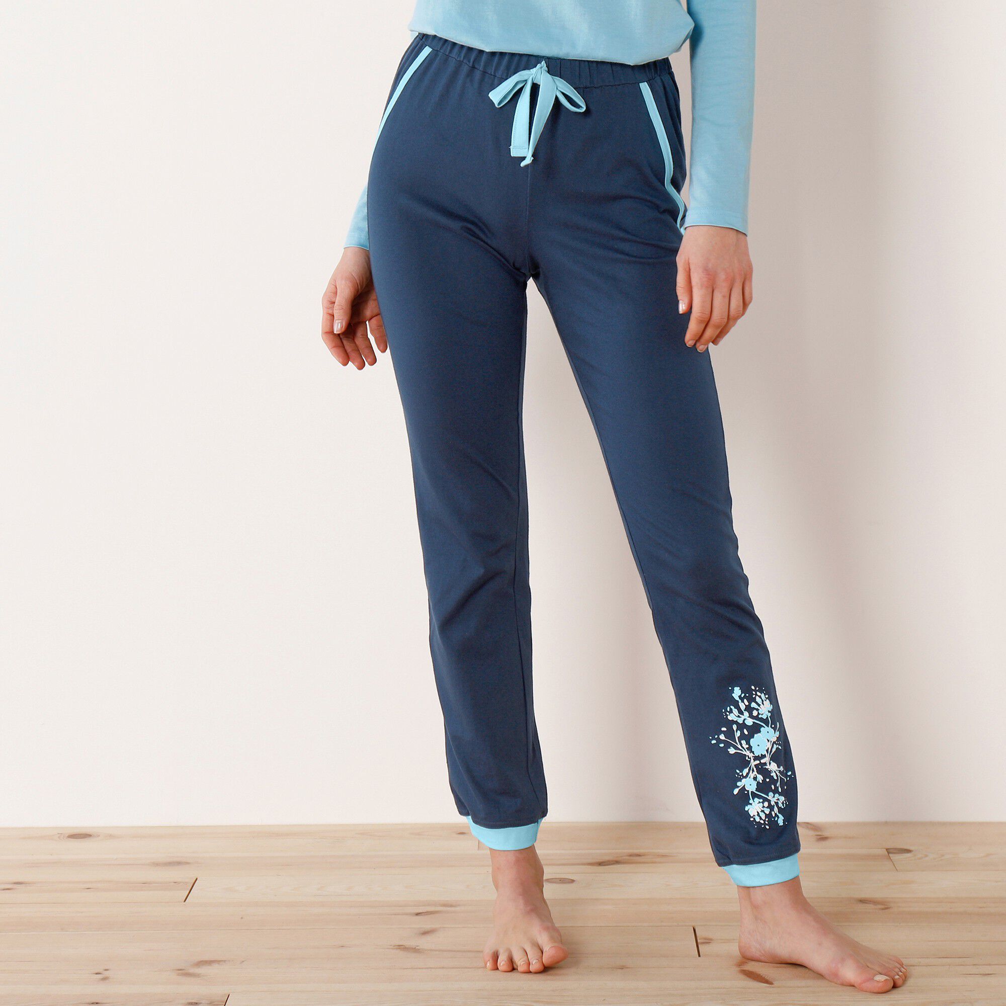 Pantalon de pyjama – uni marine