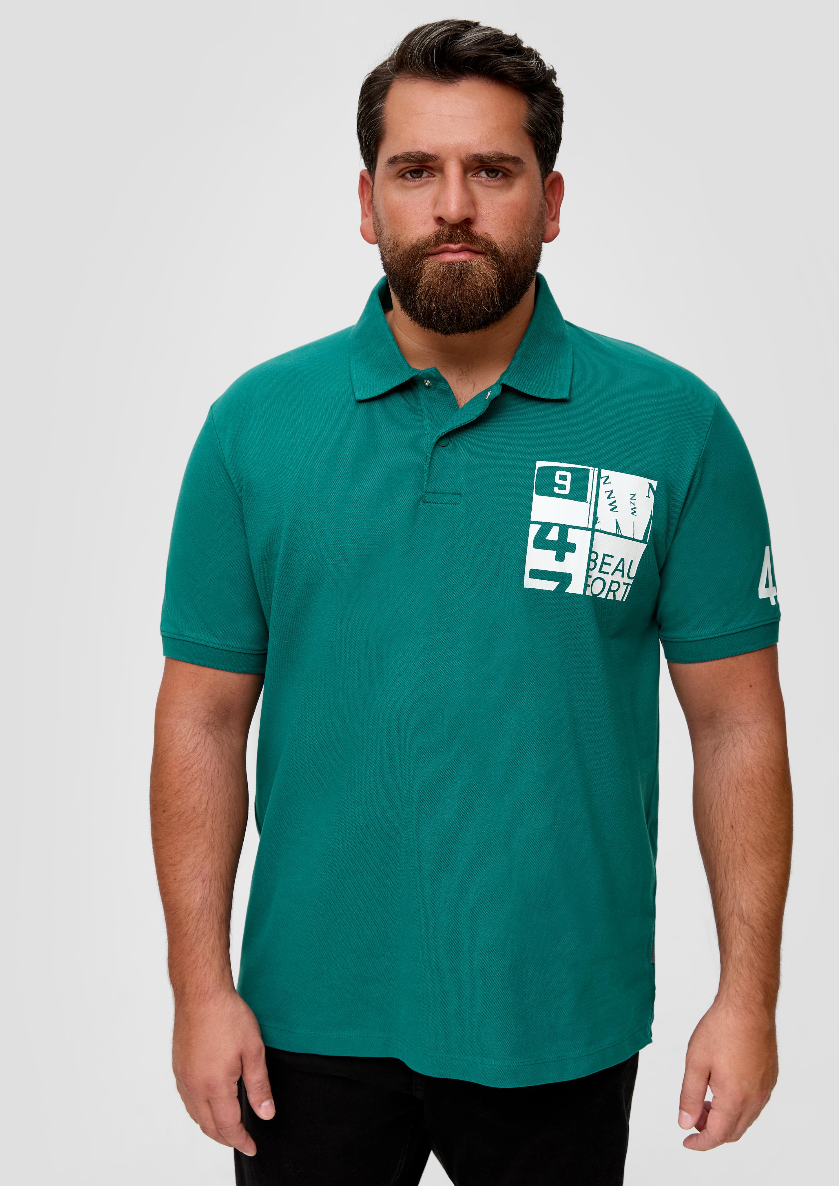 Polo-Shirt aus Baumwollstretch  2139670-76D1