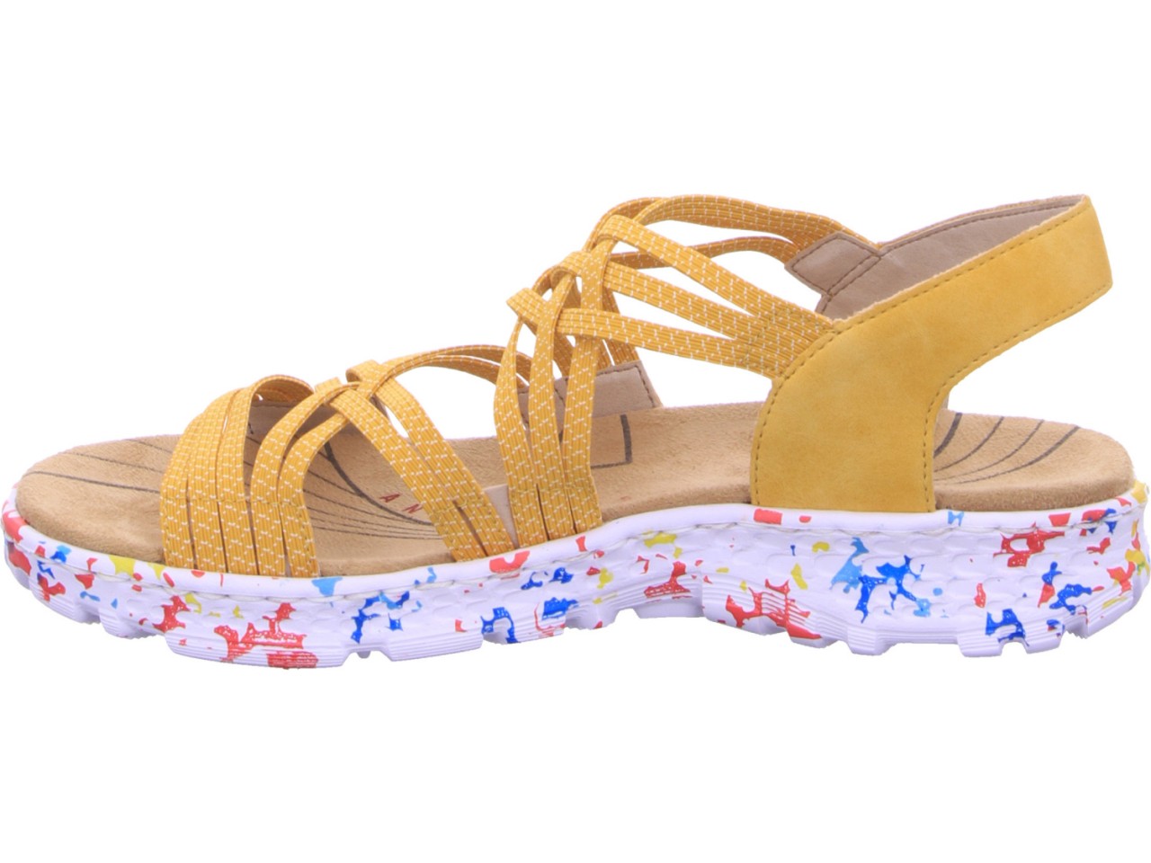 RIEKER Modische Pumps gelb