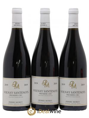 Volnay 1er Cru Les Santenots Pierre Morey (Domaine)  2019 - Lot de 3 Bouteilles