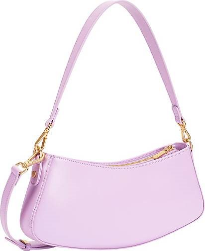 ekonika Tasche mit Schulterriemen kleine Damentasche hergestellt aus dem Leder