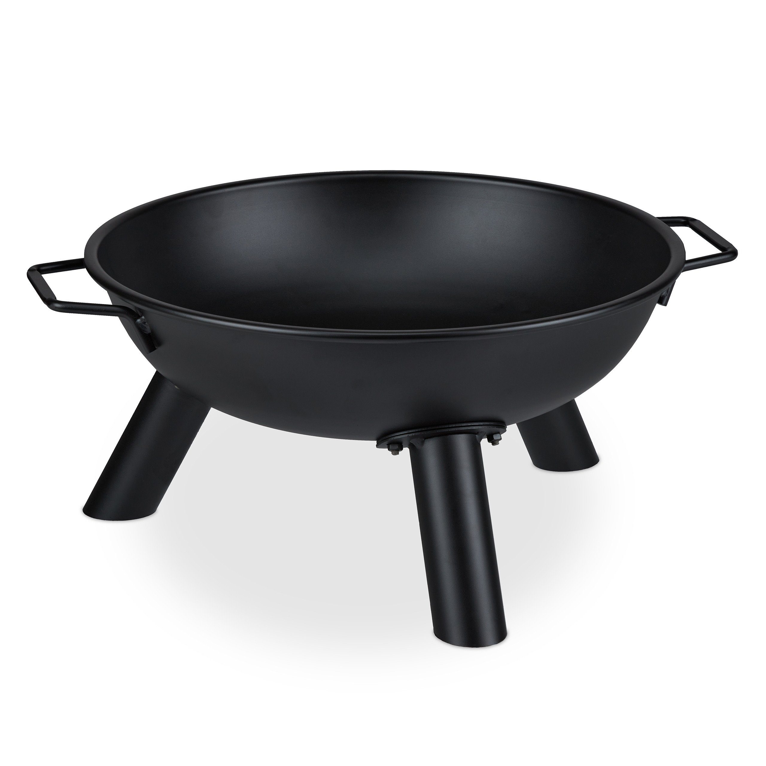 relaxdays Feuerschale Feuerschale 44 cm Durchmesser
