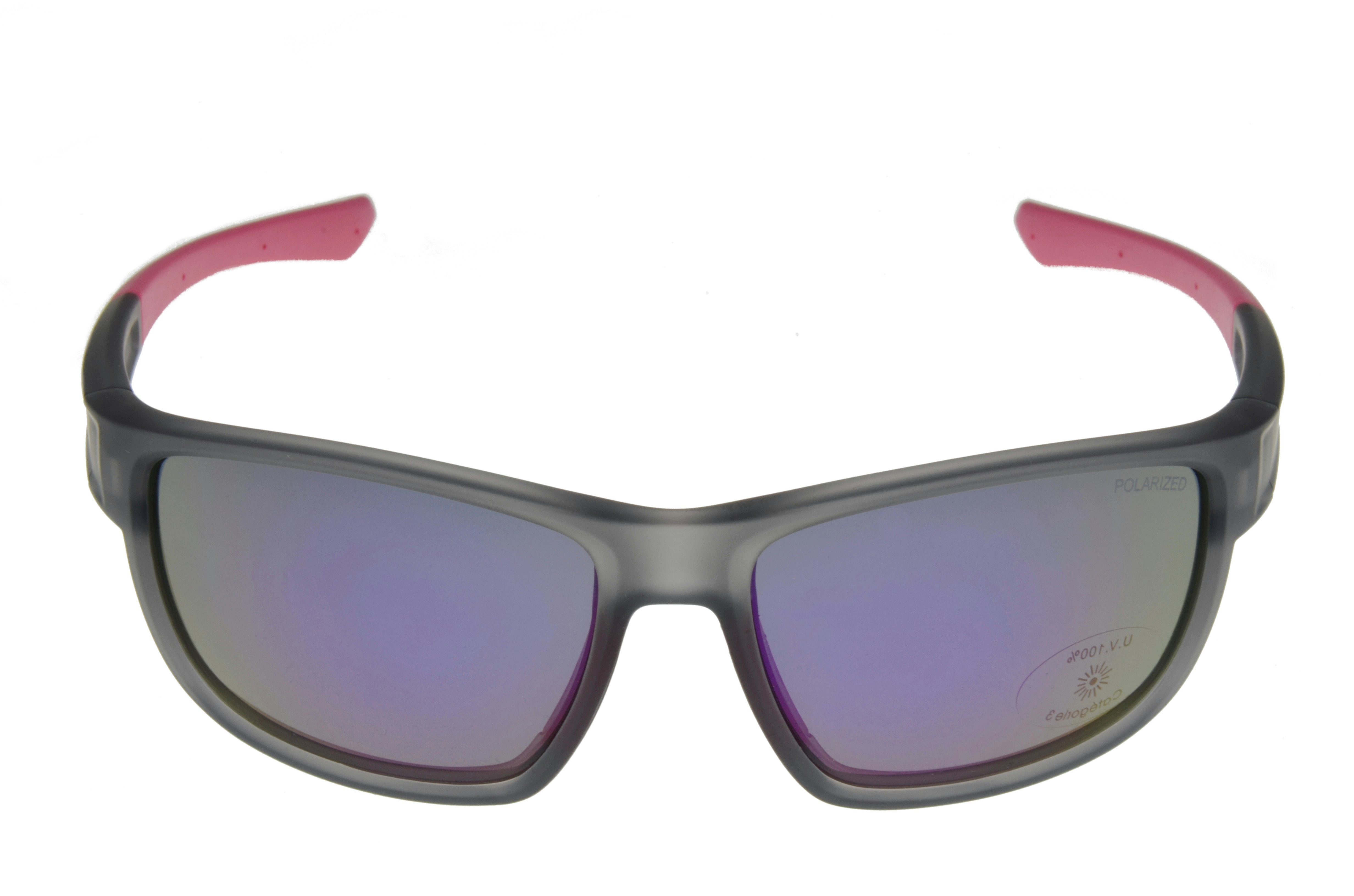Gamswild Sportbrille WS7434 Sonnenbrille Skibrille Fahrradbrille Damen Herren Unisex, schmal geschnittenes Modell, braun, schwarz, pink, grün