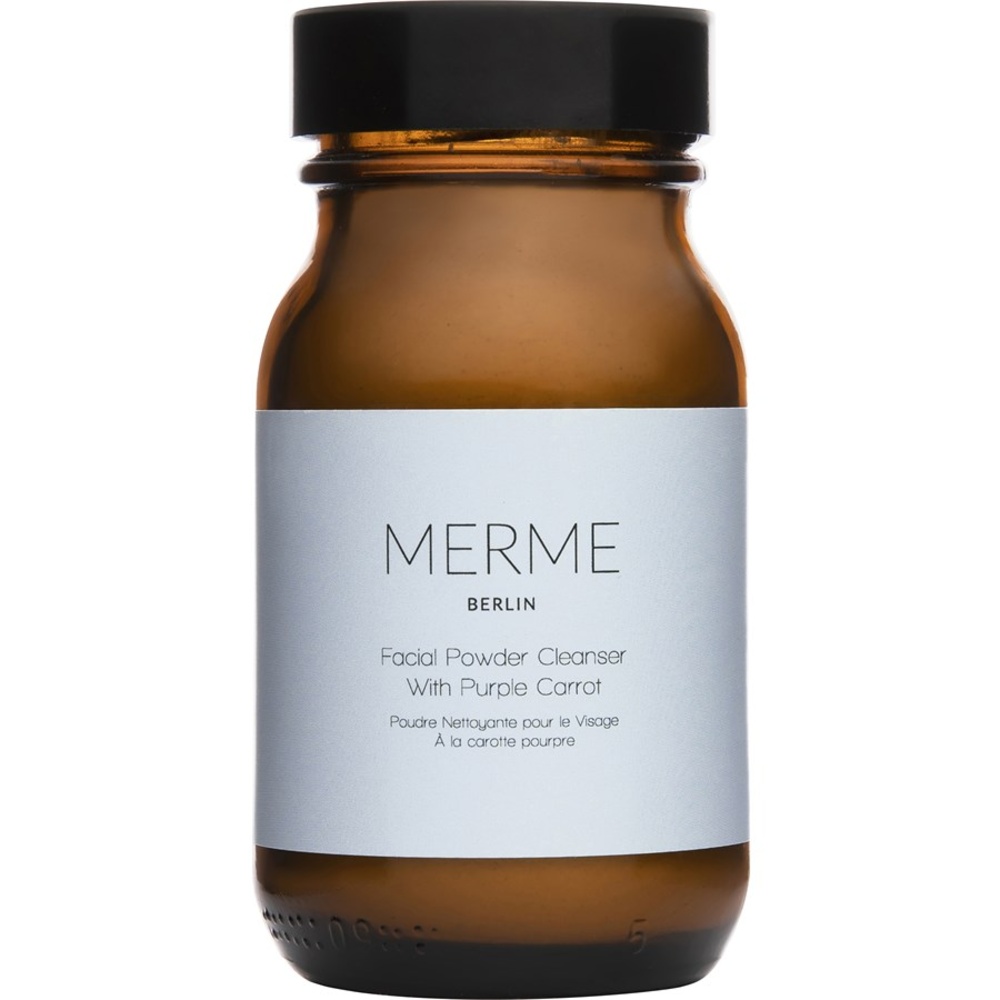 MERME Berlin Facial Powder Cleanser with Purple Carrot Peeling visage