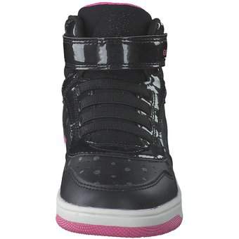 Geox J Washiba Girl Sneaker High in schwarz