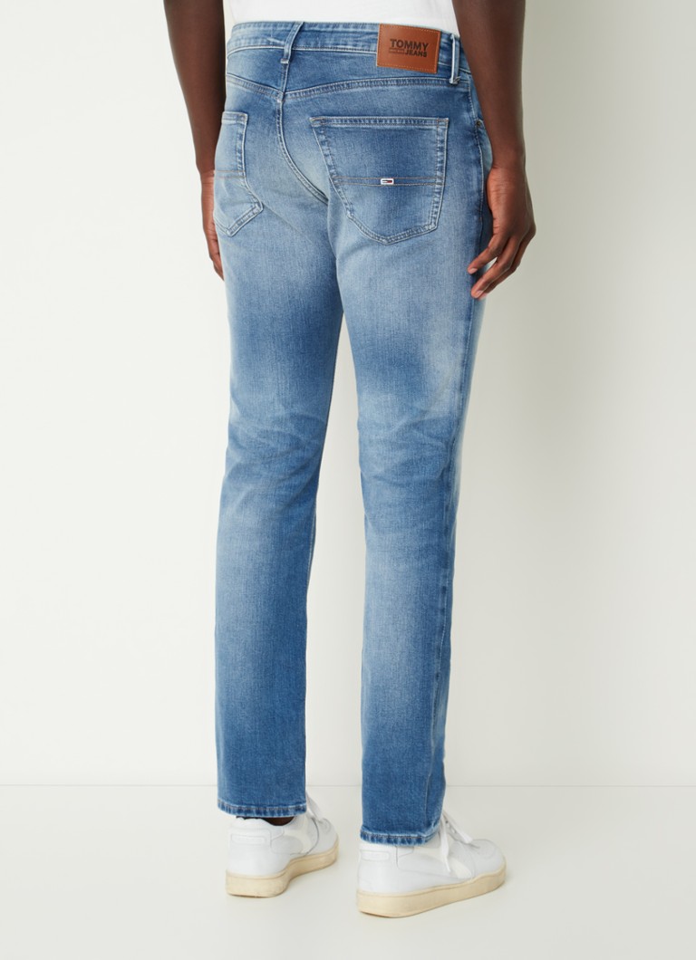 Jeansy Tommy Hilfiger Scanton slim fit, średnie wyblaknięcie