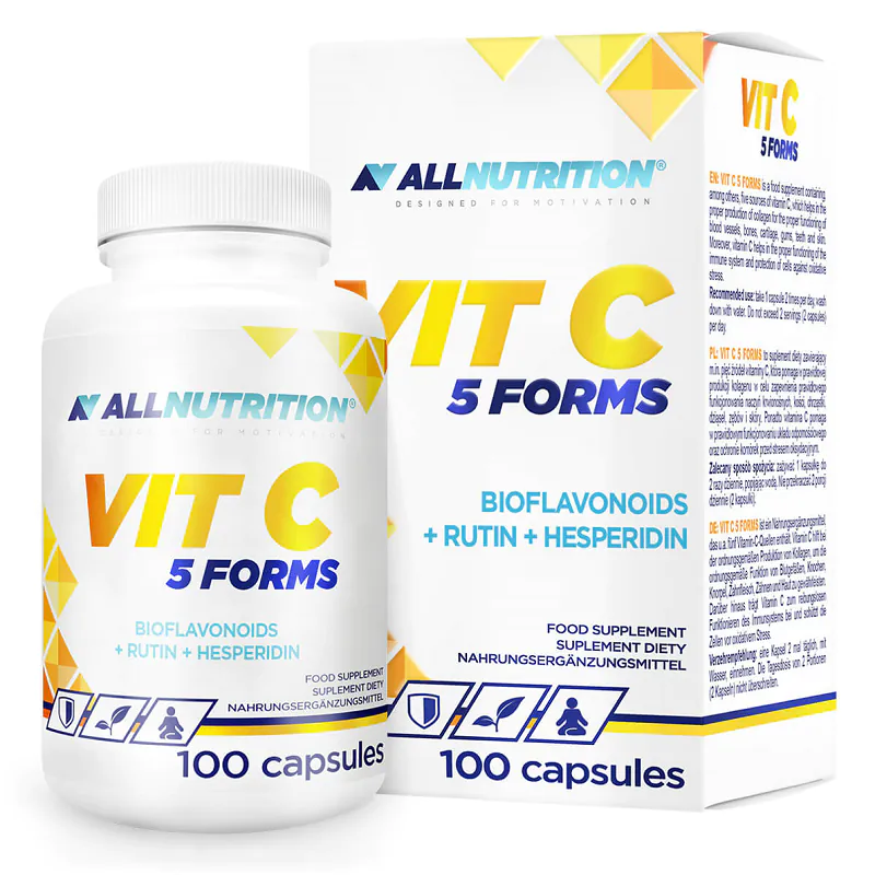 Allnutrition vitamin C 5 oblika, kapsule