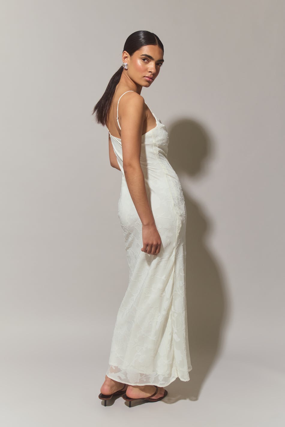 Cowl neck dress