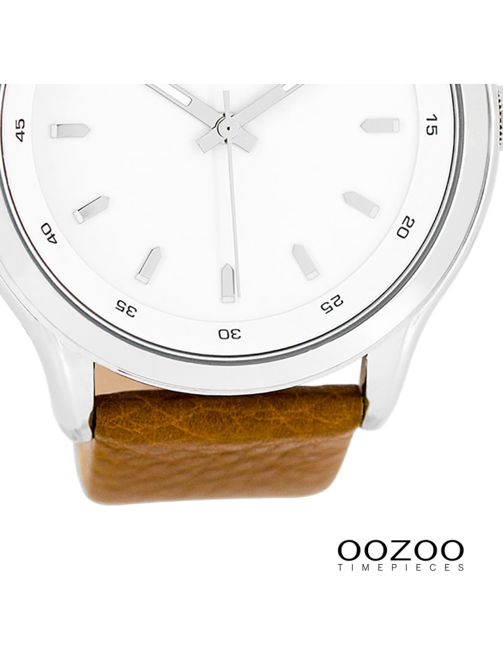 Oozoo Analog-Armbanduhr Oozoo Timepieces braun extra groß (ca. 50mm) günstig kaufen onesize