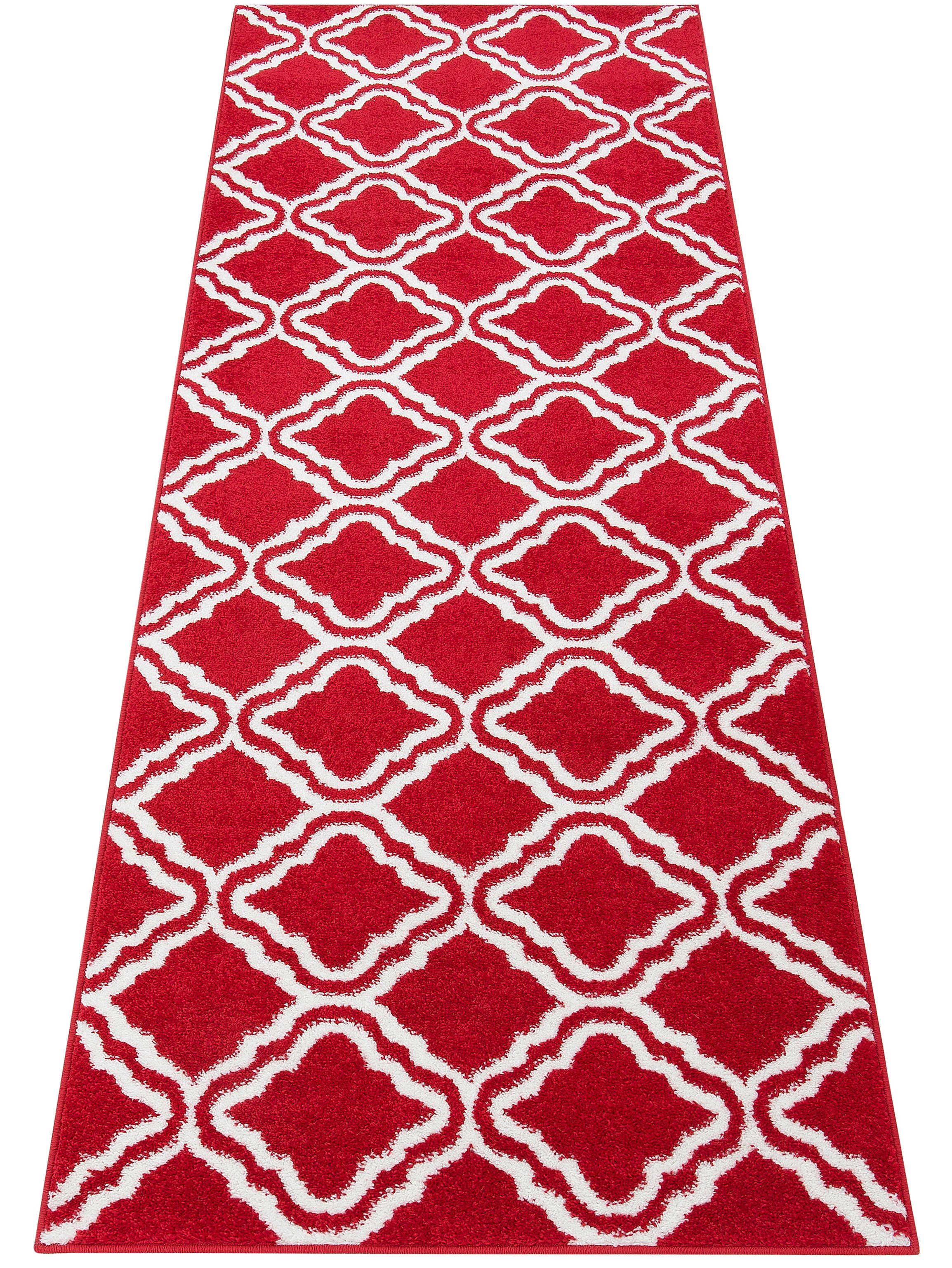 Läufer Debora, my home, rechteckig, Höhe: 13 mm, Teppich-Läufer, Kurzflor, gemustert, geometrisches Design, weich