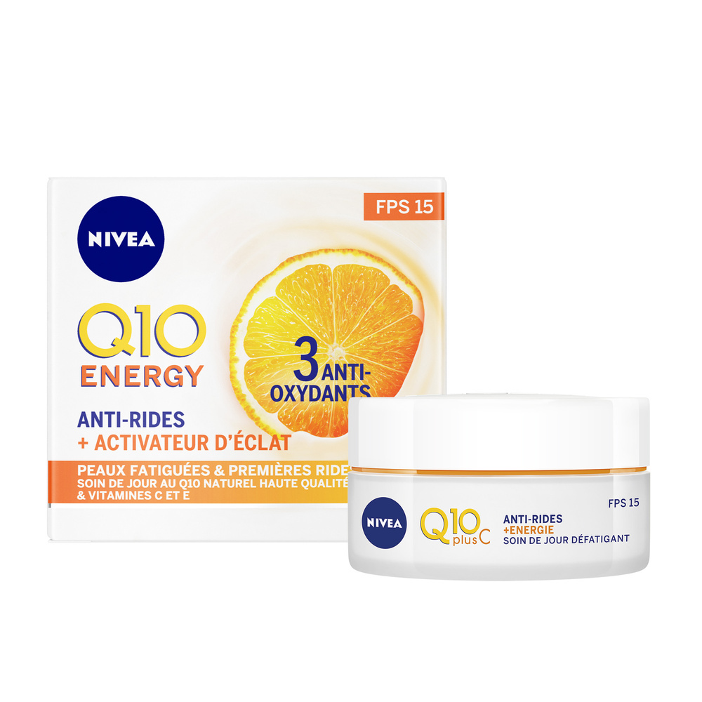 nivea Q10 ENERGY - Crème de jour Vitamine C E Soin visage anti-âge