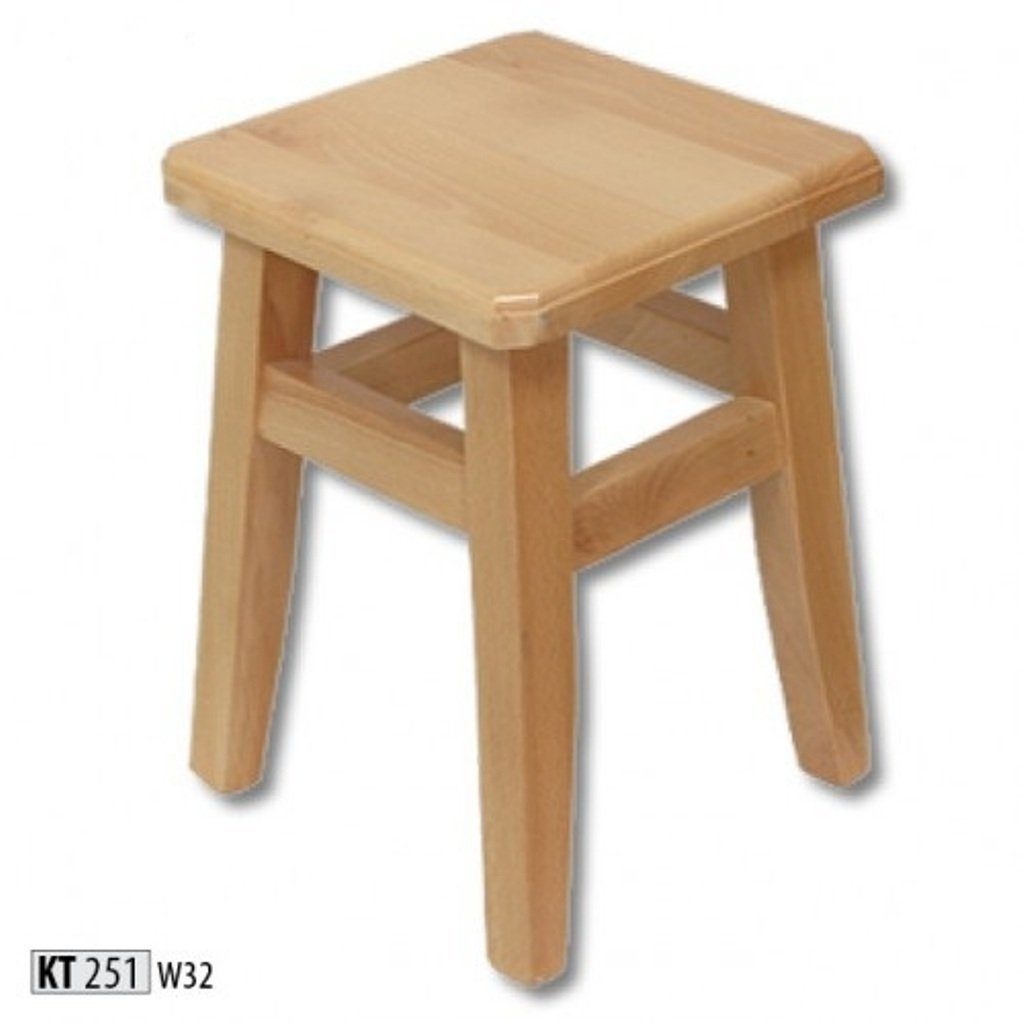 JVmoebel Sitzhocker, Hocker Sitzmöbel Holz Massiv Echtholz Stuhl Sitz Holzhocker Holzstuhl