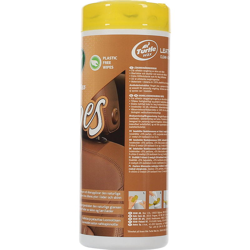 Turtle Wipes leather Turtle Wax
