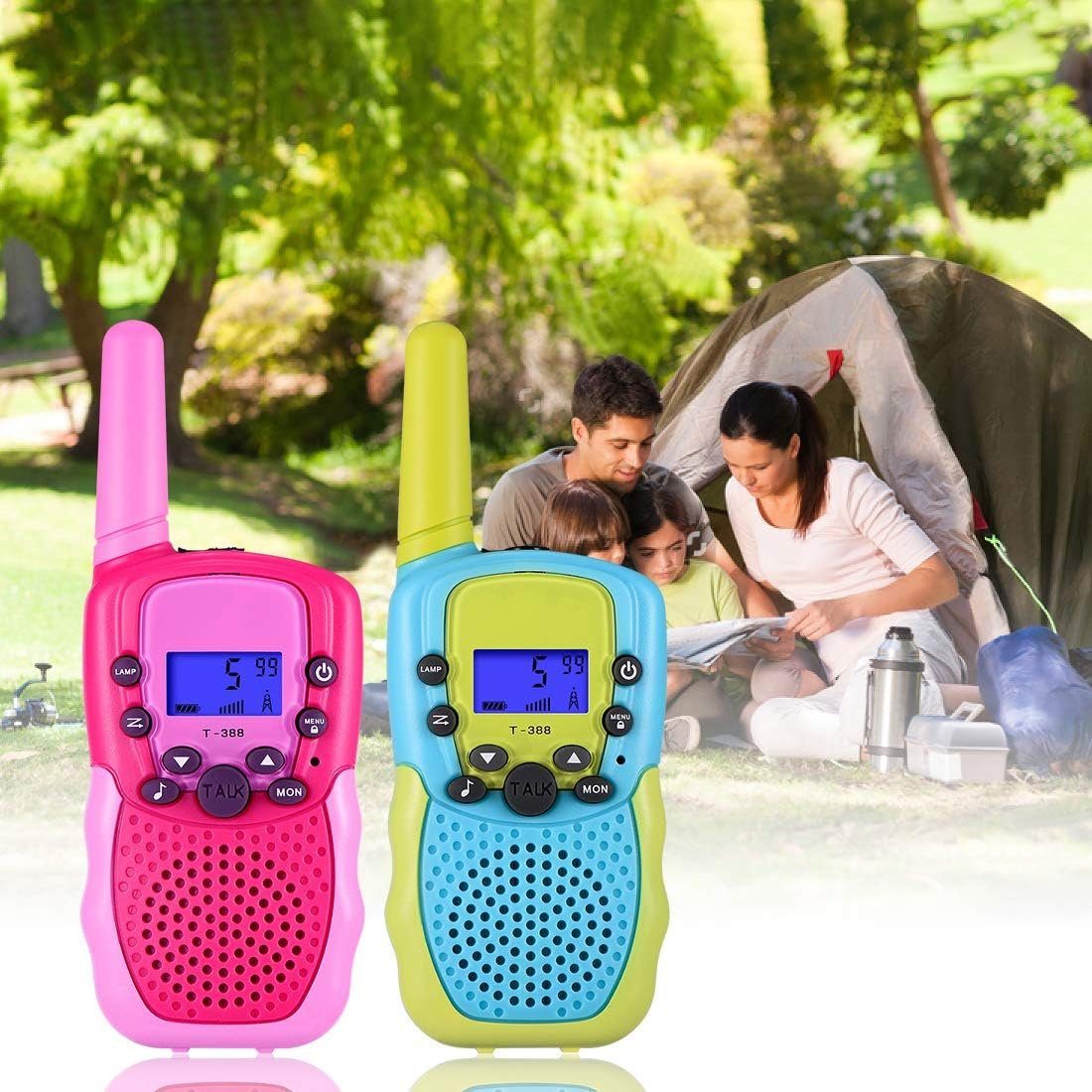 autolock Kinderwecker Kearui Spielzeug 3-12 Jahre für mädchen, Walkie Talkies für Kinder 8