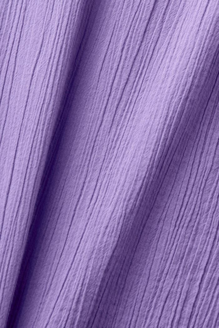 Baumwollbluse mit Volantärmeln