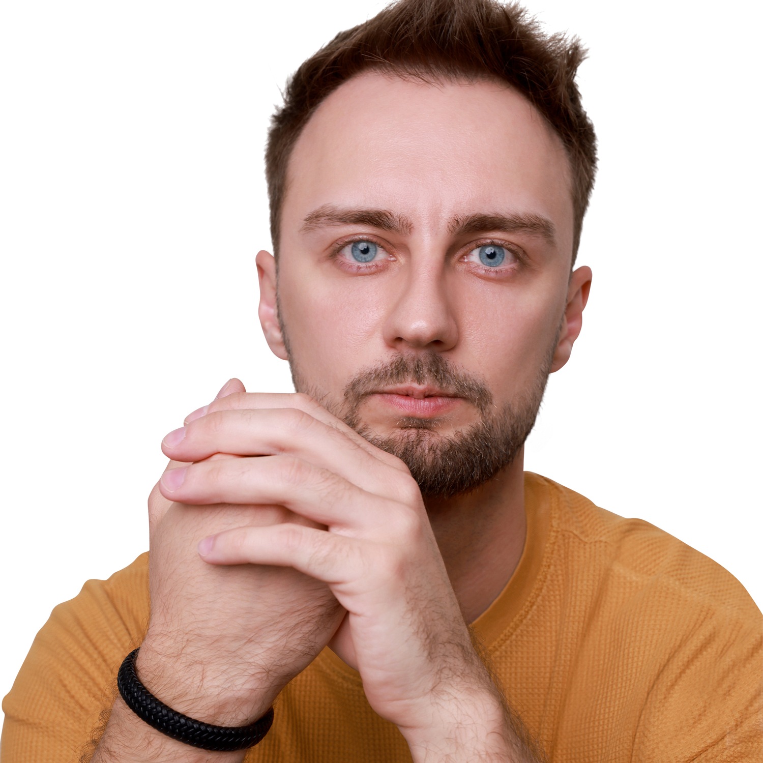 Kožený náramok Heideman Nelio čierny
