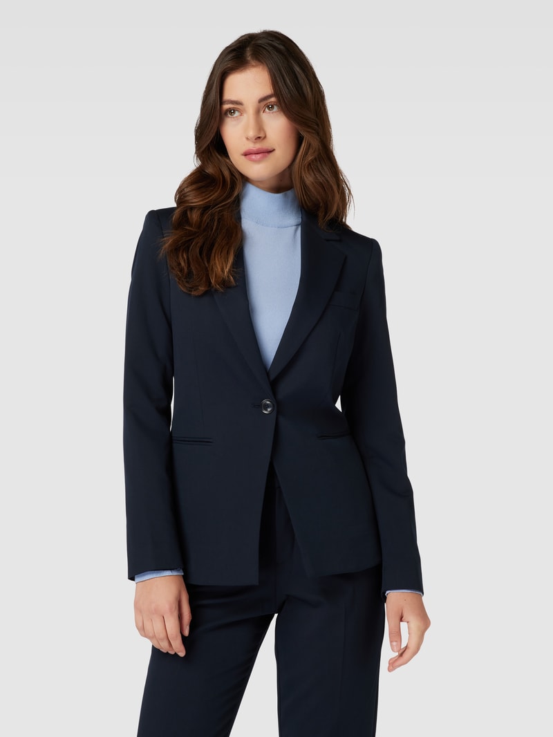 Blazer mit Reverskragen Modell 'BOREAL' in marineblau
