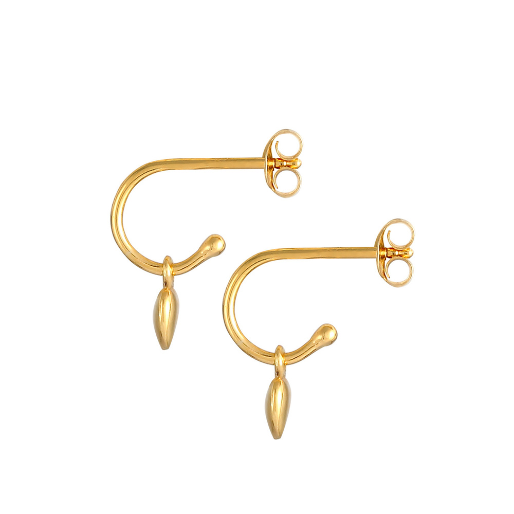 Elli Elli Boucles d'Oreilles Coeur Pendentif Amour Basic Boucles d'Oreille Femme (925/ Boucles d'oreilles