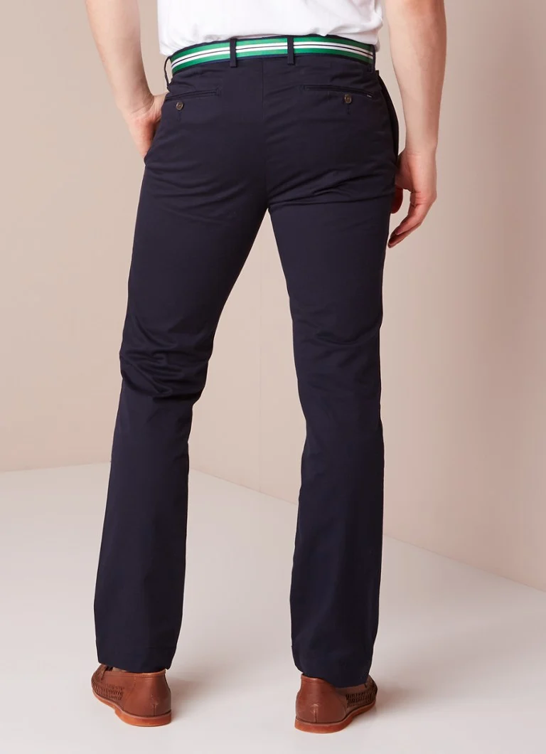 Calça chino Ralph Lauren Slim fit em sarja com elastano