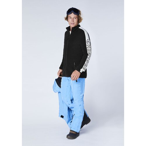 FLEECEJACKE MIT GROSSEM SCHRIFTZUG AM ÄRMEL