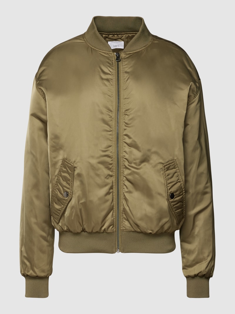 Blouson mit seitlichen Eingrifftaschen in khaki