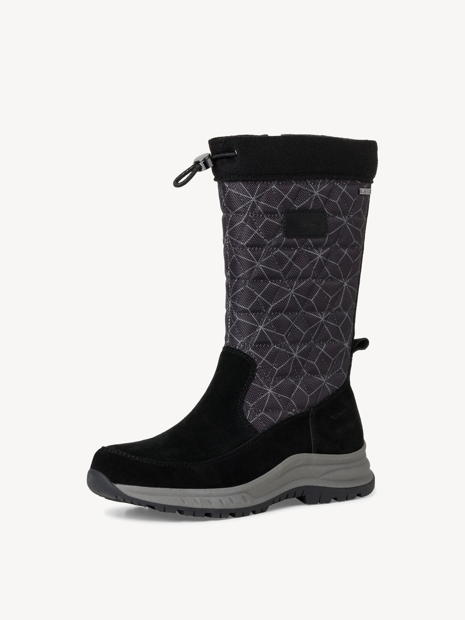 Bottine en cuir - noir
