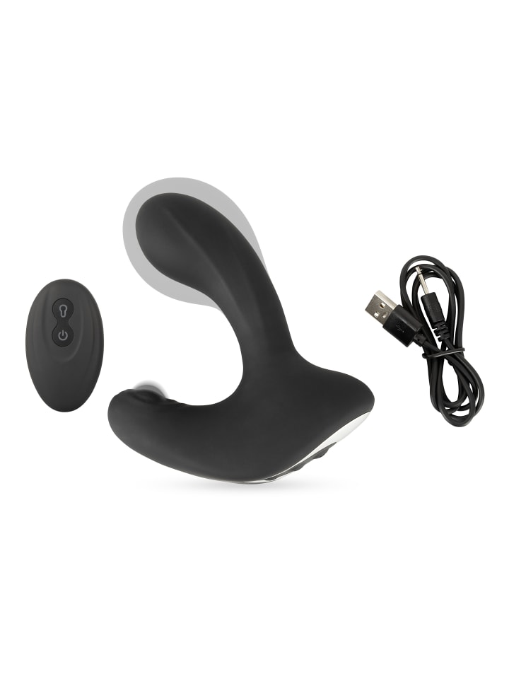 Rebel Analplug RC B-Plug with 3 functions in schwarz günstig kaufen 14,3 cm