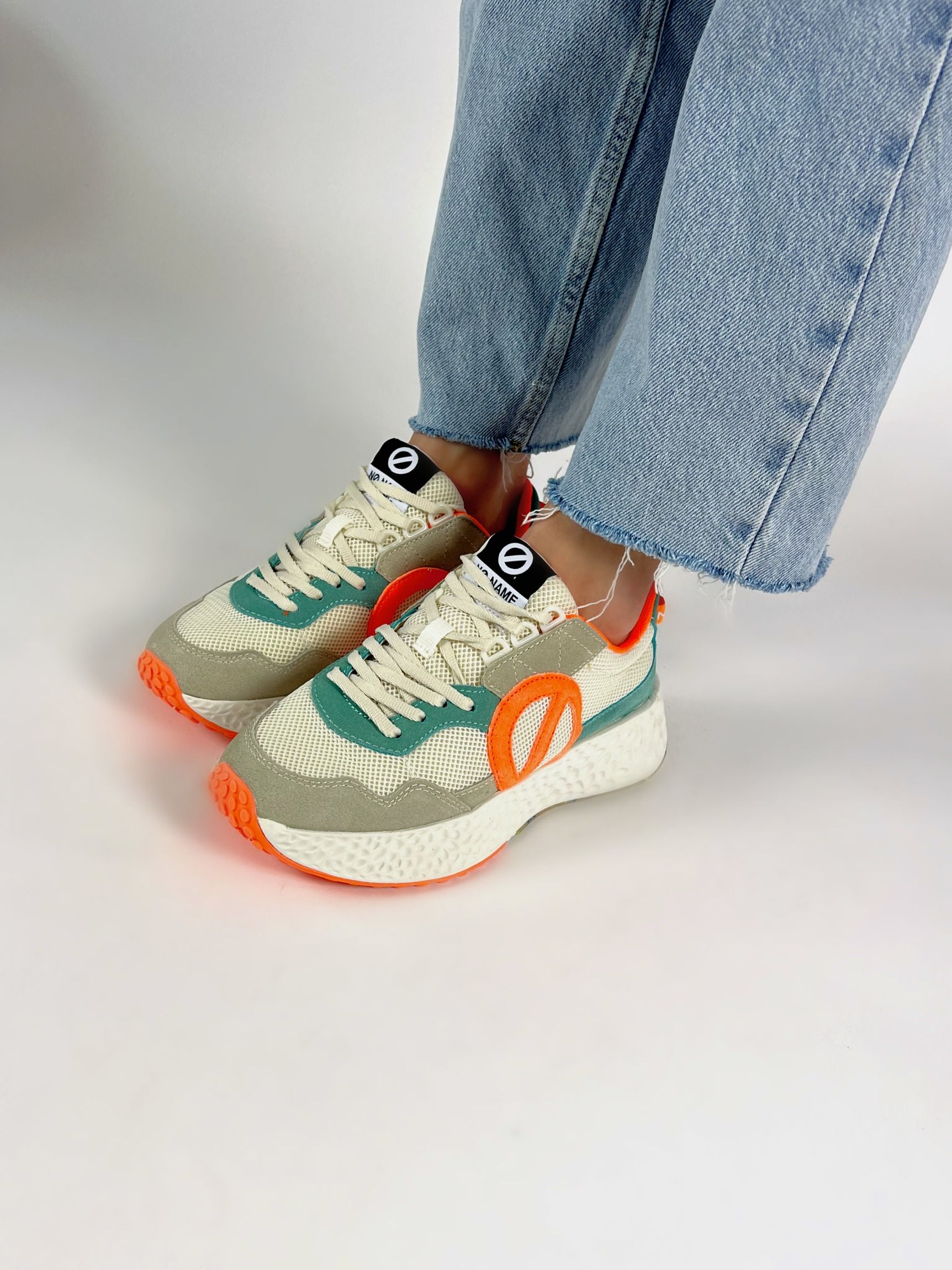 No Name  CARTER JOGGER - Crème Orange