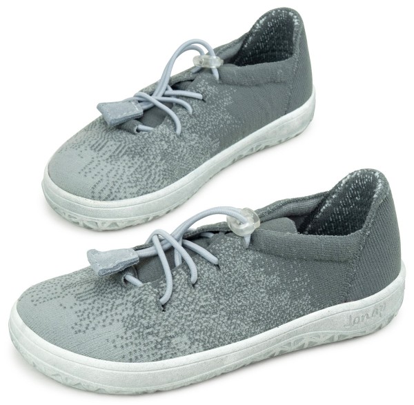 Jonap bare ~ Knitt LowCut Schnürschuh ~ Grey