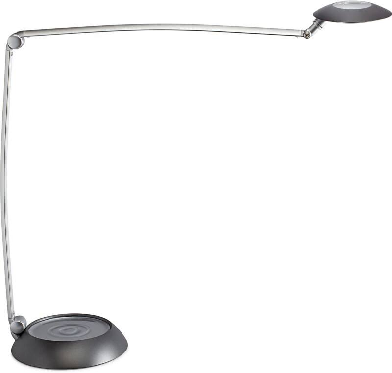 Maul Schreibtischlampe Silber Steckdose 210 x 550 x 485 mm