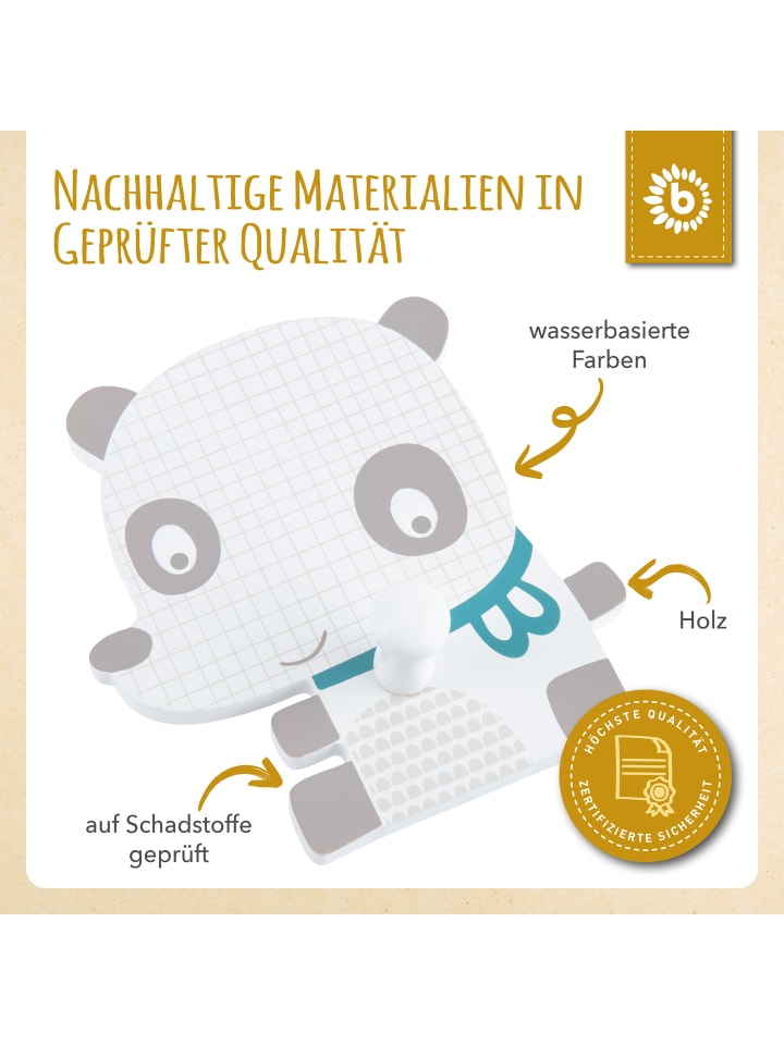 Bieco Spielwaren Kindergarderobe Panda in Weiß günstig kaufen onesize