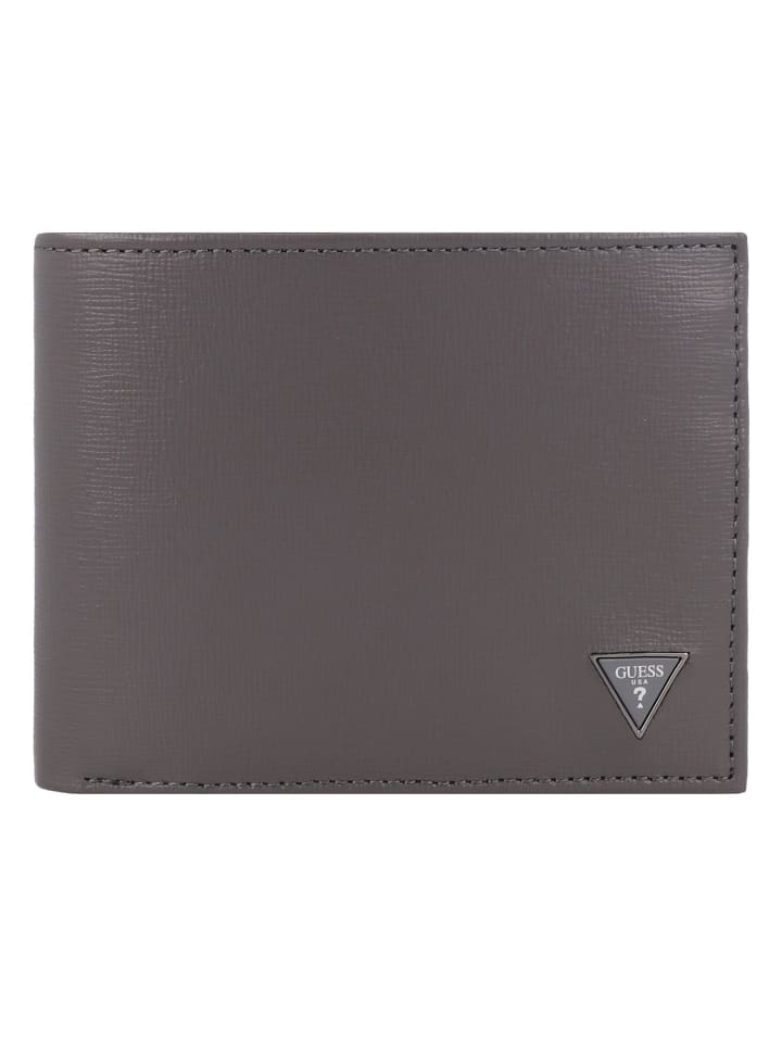 Guess Madrid Geldbörse Leder 12 cm in grey günstig kaufen onesize