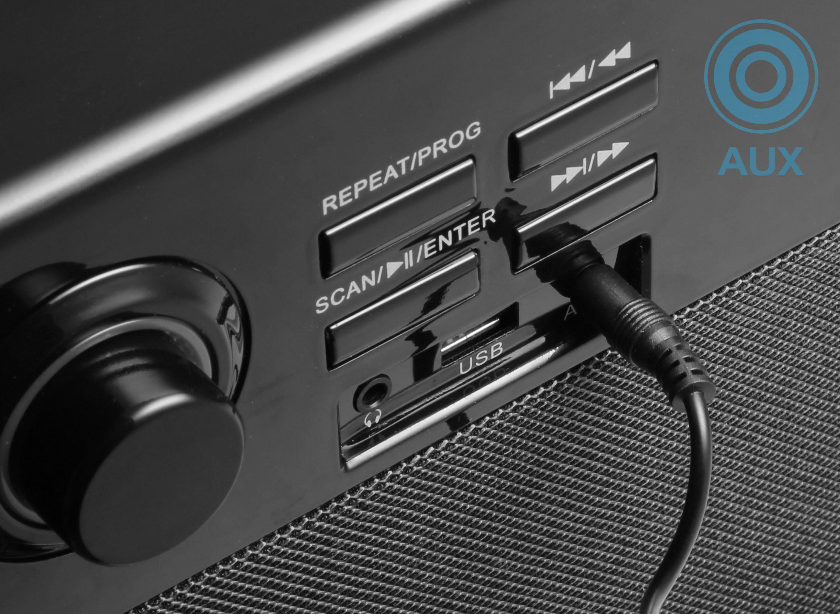 Technaxx DAB+ Bluetooth LP-Player TX-137 Multifunktionsspieler (Riemenantrieb, Bluetooth)